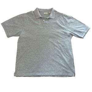 Izod Gray‎ Polo Golf Shirt Size L